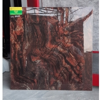 Gạch bóng kiếng 60x60 đỏ vân nâu 